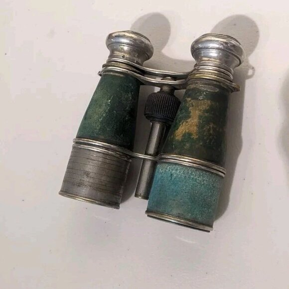 Vintage WORLD WAR II Army Binoculars CANADA Brass Military Spec Antique - Picture 12 of 12